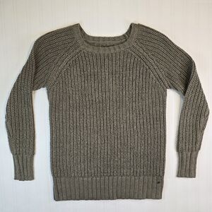 American Eagle Outfitters Olive Crewneck Sweater